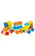 Poci�g drewniany z klockami 36X12X9 PLX PUD SMILY PLAY AC7621
