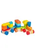 Poci�g drewniany z klockami 36X12X9 PLX PUD SMILY PLAY AC7621