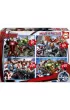 Puzzle Avengers. 4w1: 50, 80, 100, 150 Educa