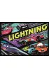 Puzzle 104 el. Glowing Cars Glow Racers Clementoni