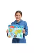 Czuczu Puzzle Mapa �wiata 300 el. Bright Junior Media