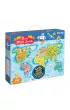 Czuczu Puzzle Mapa �wiata 300 el. Bright Junior Media