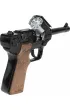 Metalowy pistolet policyjny 8 naboi Gonher
