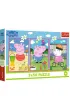 Puzzle 3x50 el. Si�a przyja�ni Peppa Pig Trefl