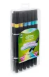 Cricco Pisaki p�dzelkowe pastelowe dwustronne 12 szt.