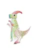 Kolorowanka 3D Dinozaur Parasaurolophus