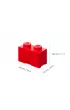 Pojemnik klocek LEGO Brick 2 Czerwony