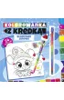 Kolorowanka z kredk�. Zimowe s�odziaki