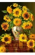 Puzzle 1000 el. Sunflowers in a Peacock Vase Castorland