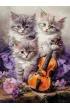 Puzzle 260 el. Musical Kittens Castorland