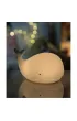 Rabbit&Friends Wieloryb lampka silikonowa z pilotem bia�a