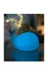 Rabbit&Friends Wieloryb lampka silikonowa z pilotem bia�a