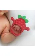 Gryzak silikonowy Razberry Grip, r�owy RazBaby
