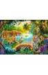Puzzle 500 el. 2D Rodzina Tygrys�w Ravensburger