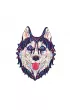 Puzzle drewniane eko 123 el. �nie�ny husky A3 Maksik