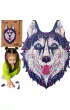 Puzzle drewniane eko 123 el. �nie�ny husky A3 Maksik