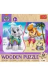 Puzzle drewniane 24 el. Dziewcz�cy Psi Patrol Trefl