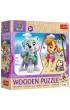 Puzzle drewniane 24 el. Dziewcz�cy Psi Patrol Trefl