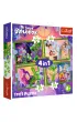 Puzzle 4w1 - �wiat Smoka Diplodoka (35+48+54+70 el.) Trefl