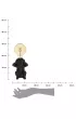 Atmosphera Ceramiczna lampka nocna Monkey Oreille