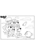 Puzzle dwustronne eko 60 el. Bluey Lisciani