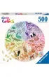 Puzzle 500 el. 2D Paleta kolor�w Zwierzeta 17172 Ravensburger