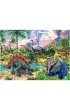 Puzzle 120 el. Dinozaury przy wulkanach Castorland