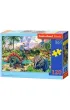 Puzzle 120 el. Dinozaury przy wulkanach Castorland