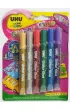 Uhu Klej z brokatem Glitter Glue Original 6x10ml