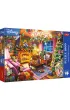 Puzzle 1000 el. �wi�teczna chatka Disney Trefl