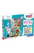 Puzzle 30+48 el. + Memo + 6 klock�w Edukit Disney Clementoni