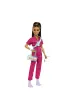 Barbie. Lalka r�owy kombinezon HPL76 Mattel