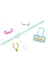 Barbie. Lalka r�owy kombinezon HPL76 Mattel