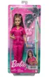 Barbie. Lalka r�owy kombinezon HPL76 Mattel
