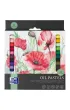Oxford Pakiet: Pastele olejne Artistic multicolor + Blok artystyczny A5 24 kolory, 225g