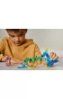 Plus Plus. Klock. i Naucz si� budowa�. Dinozaury 600 element�w