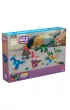 Plus Plus. Klock. i Naucz si� budowa�. Dinozaury 600 element�w