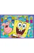 Puzzle 4x250 el. Szalony �wiat Sponge Boba Trefl