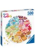 Puzzle okr�g�e 500 el. Circle of Colors. Paleta kolor�w. Desery Ravensburger