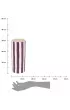 Atmosphera Ceramiczny wazon w paski Eden Fioletowy