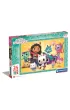 Puzzle 24 el. Maxi SuperColor. Koci Domek Gabi Clementoni