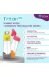 b.box Butelka na wod� tritanowa ze s�omk� Ocean Breeze 600 ml