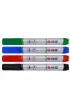 MemoBe Markery do tablic sucho�cieralnych z okr�g�� ko�c�wk� 4 szt.