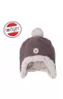 Lodger Dwuwarstwowa zimowa czapeczka z polaru wrzosowa Fleece Mauve 1-2 l.