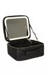 Kosmetyczka organizer na kosmetyki bi�uteri� kuferek z lusterkiem LED czarny