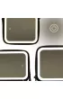 Kosmetyczka organizer na kosmetyki bi�uteri� kuferek z lusterkiem LED czarny