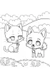 Manga & Chibis. Kolorowanka