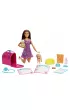 Lalka Barbie Adopcja pieskw. Zestaw + lalka Mattel