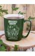 Nadwyraz.com Kubek ceramiczny zielony Chrz�szcz brzmi...