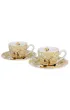 Duo Sp. z o.o. Zestaw filianek espresso Klimt Ecru Tree Of Life 2 x 90 ml 2 szt.